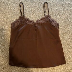 Abercrombie & Fitch Satin Lace Cami - S